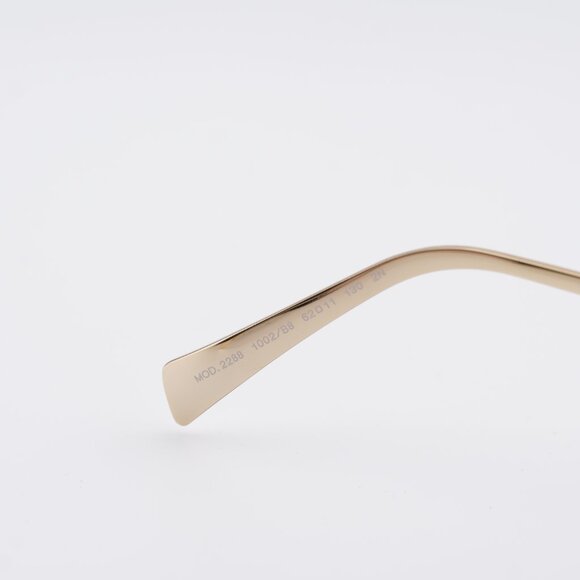 Versace VE2288 1002B8 Sunglasses Gold Square Frame, Brown Gradient Lenses - Picture 5 of 9